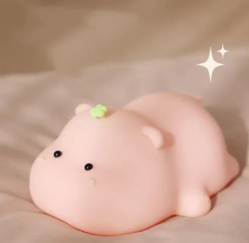 Tiny Hippo Silicone Soft Light