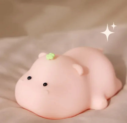 Tiny Hippo Silicone Soft Light