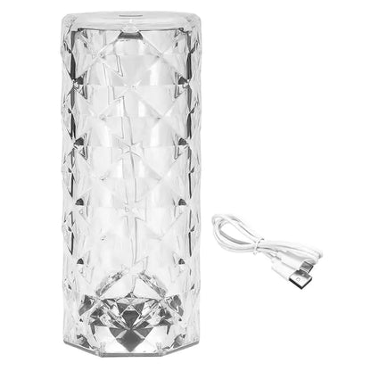 Radiant Crystal LED Lamp