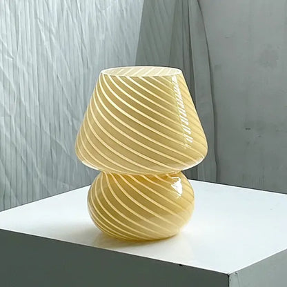 Bubble Glass Mushroom Lamp