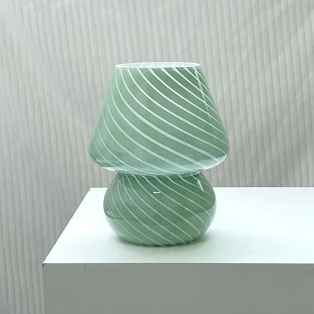 Bubble Glass Mushroom Lamp