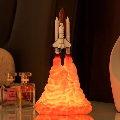 Cosmic Rocket Space Shuttle Lamp
