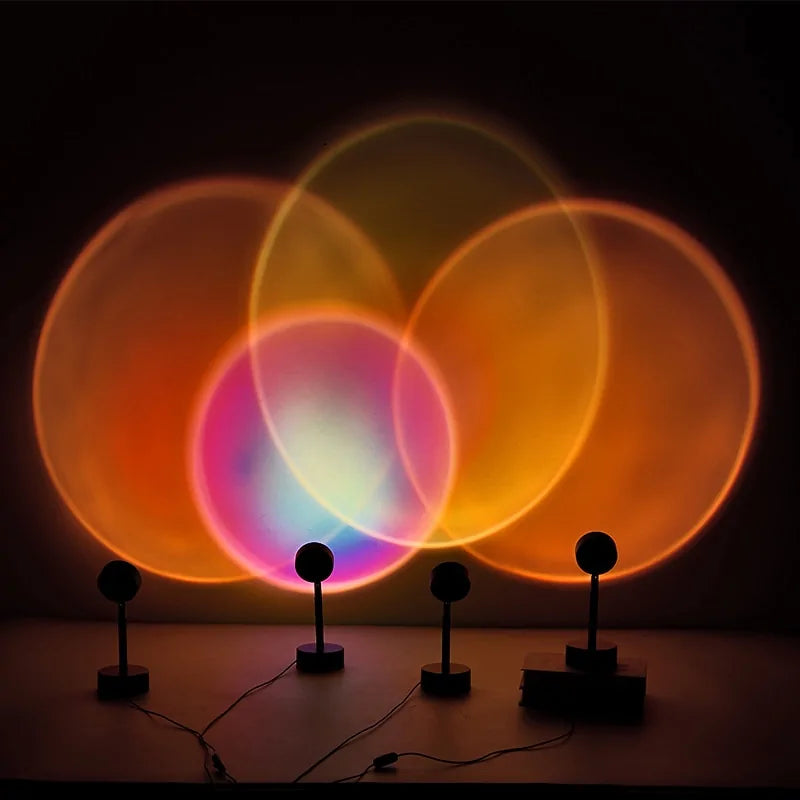 Prismatic Sunset LED Projector Light