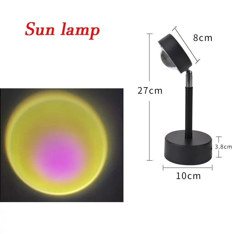 Prismatic Sunset LED Projector Light