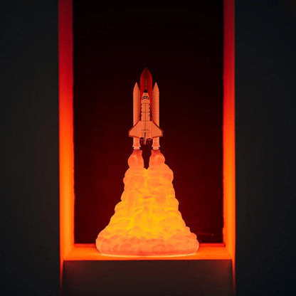 Cosmic Rocket Space Shuttle Lamp