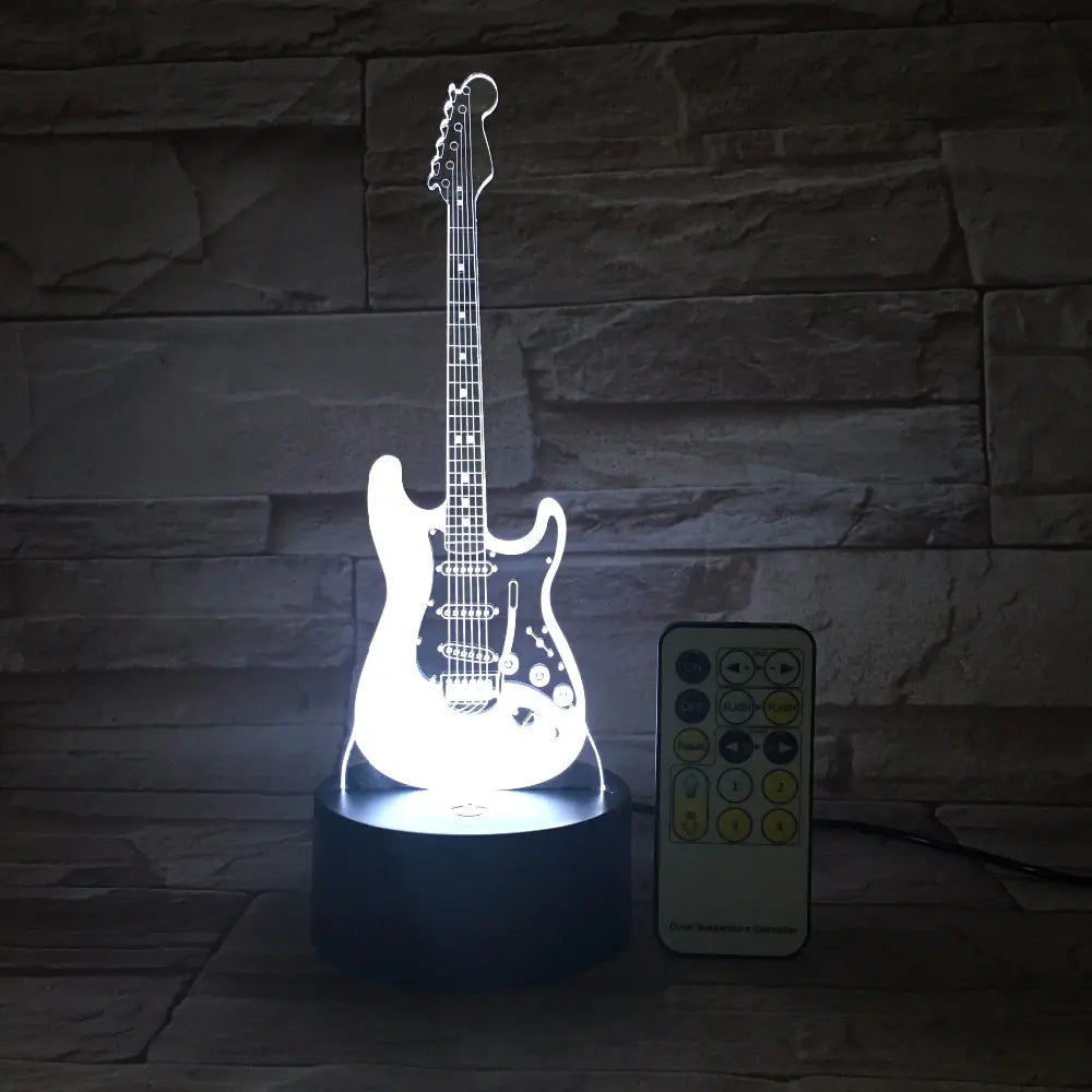 Guitar 3D LED Night Light