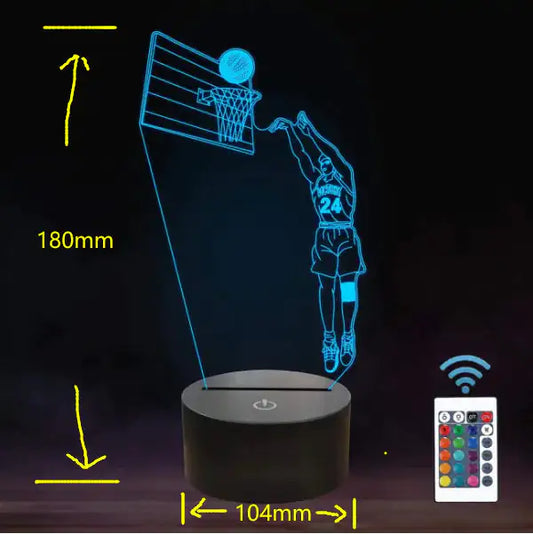 Scoring Basketball 3D LED Lamp