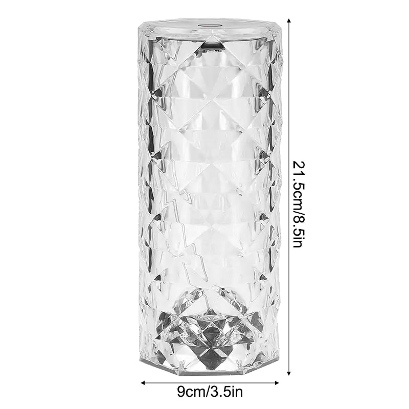 Radiant Crystal LED Lamp
