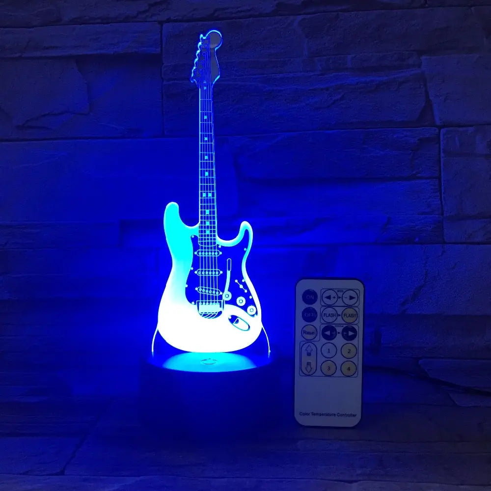 Guitar 3D LED Night Light
