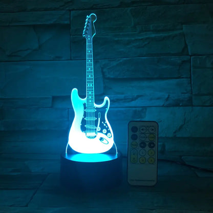 Guitar 3D LED Night Light