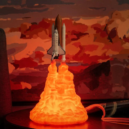 Cosmic Rocket Space Shuttle Lamp