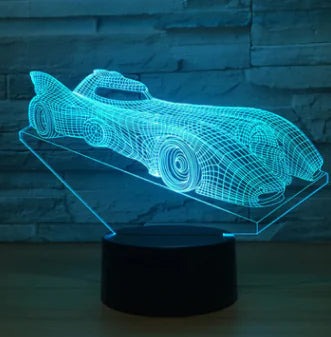 Sports Race Car 3D Night Light