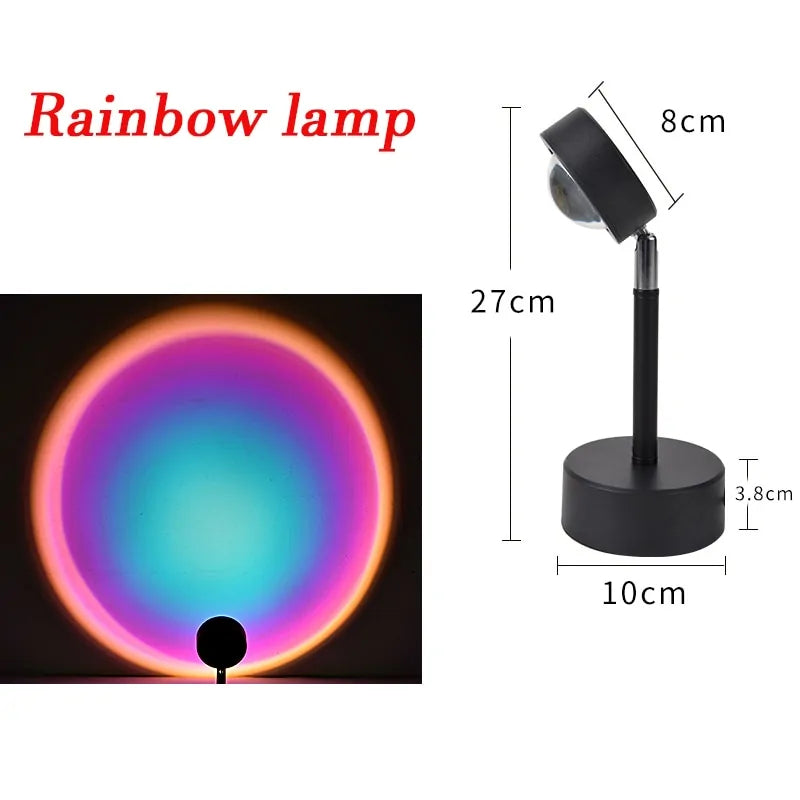 Prismatic Sunset LED Projector Light