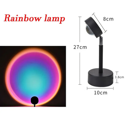 Prismatic Sunset LED Projector Light