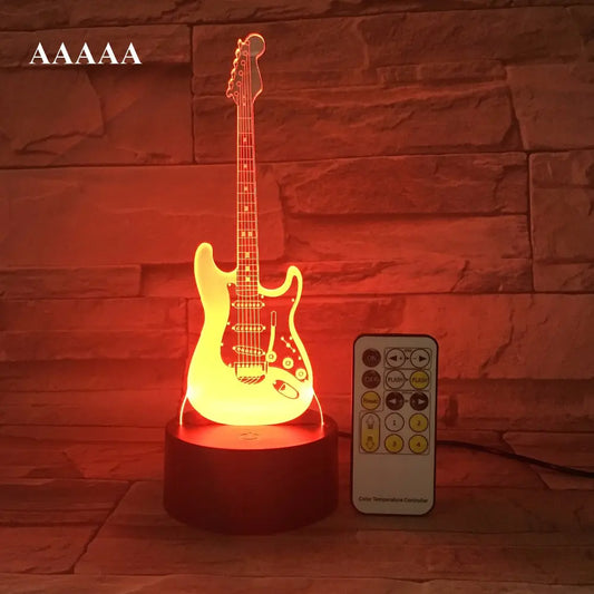 Guitar 3D LED Night Light