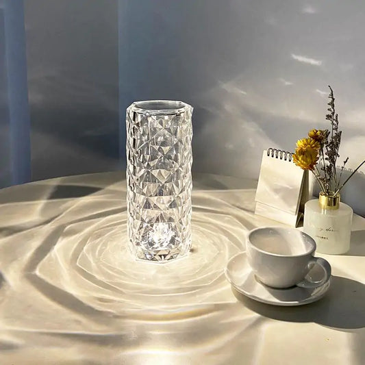 Radiant Crystal LED Lamp