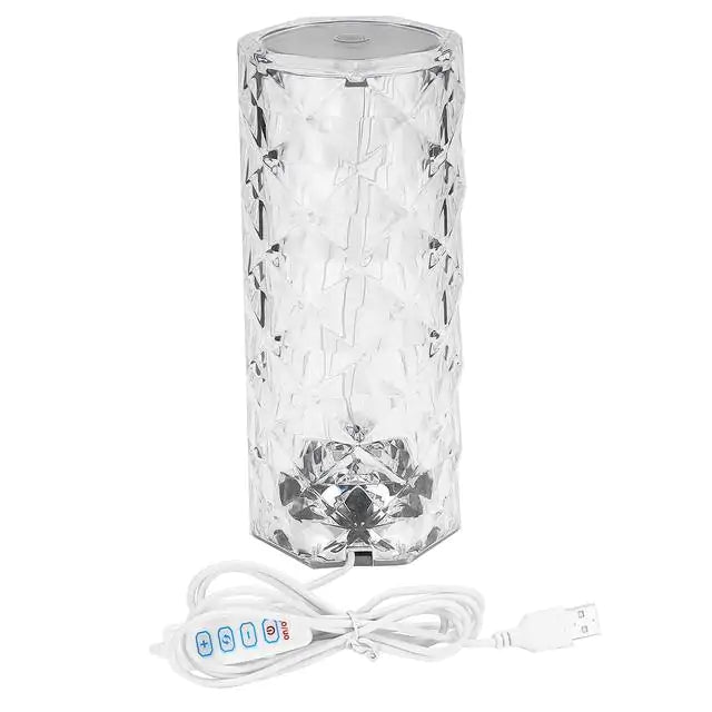 Radiant Crystal LED Lamp