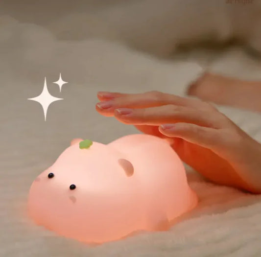 Tiny Hippo Silicone Soft Light