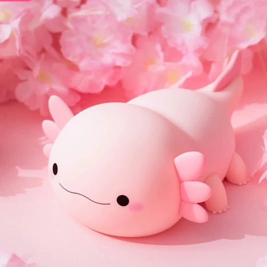 Soft Silicone Axolotl Night Light
