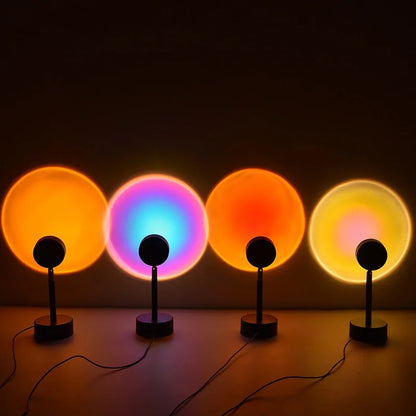 Prismatic Sunset LED Projector Light